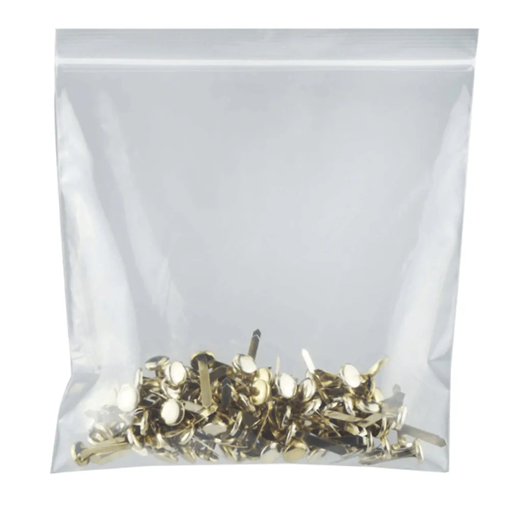 100 Pc Zip Baggies 5x5 2 Mil Lock Bags Mini Bags Clear Reclosable Seal Poly Lot