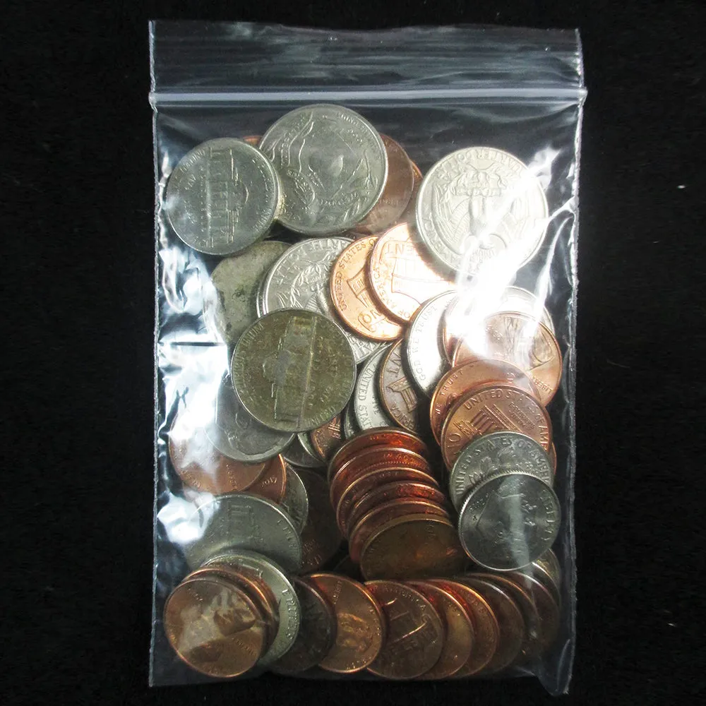 2000 Seal Poly Bags Plastic Reclosable Clear Baggies Small Zipper 3" X 4"