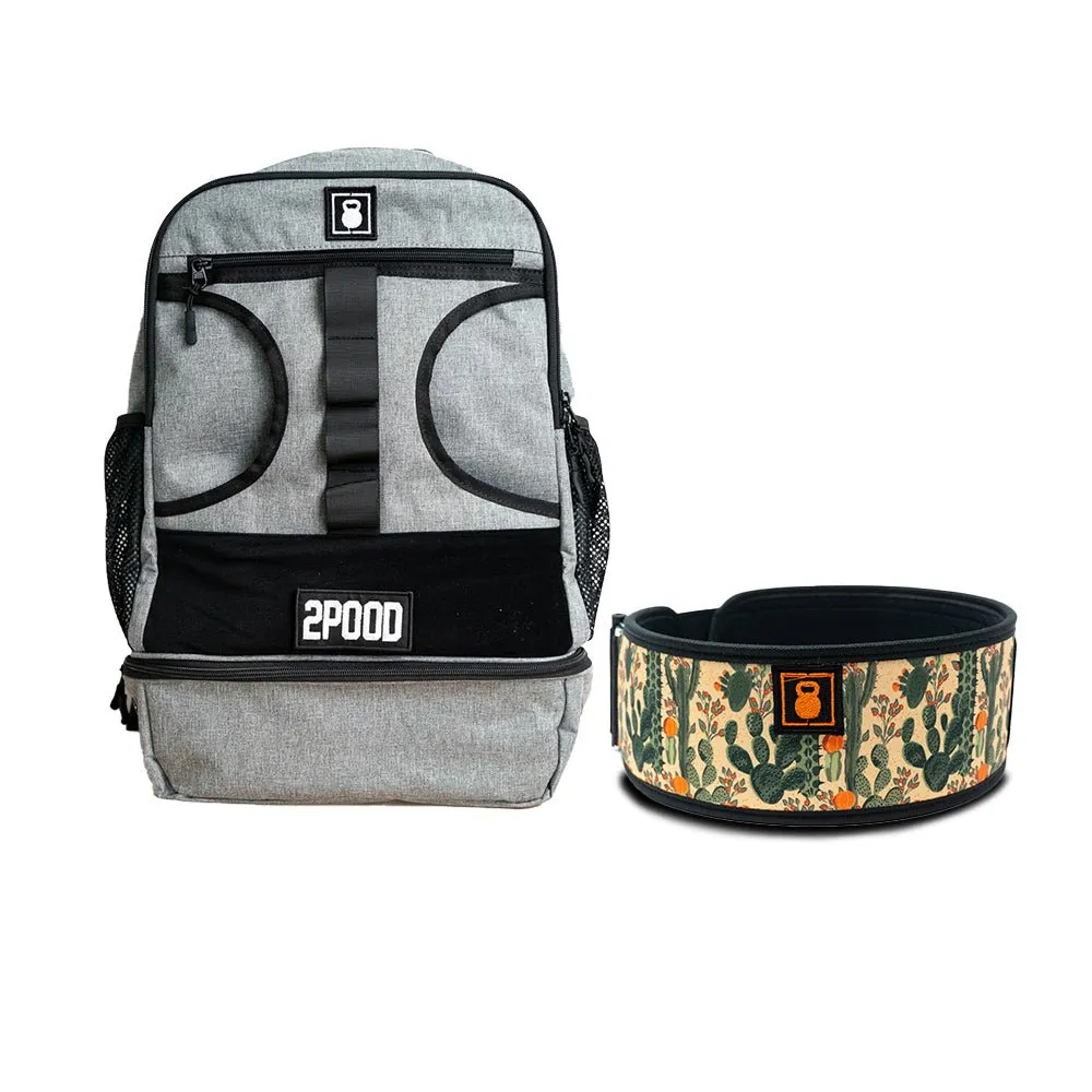 4" Prickly Pear Belt & Backpack 3.0 Bundle