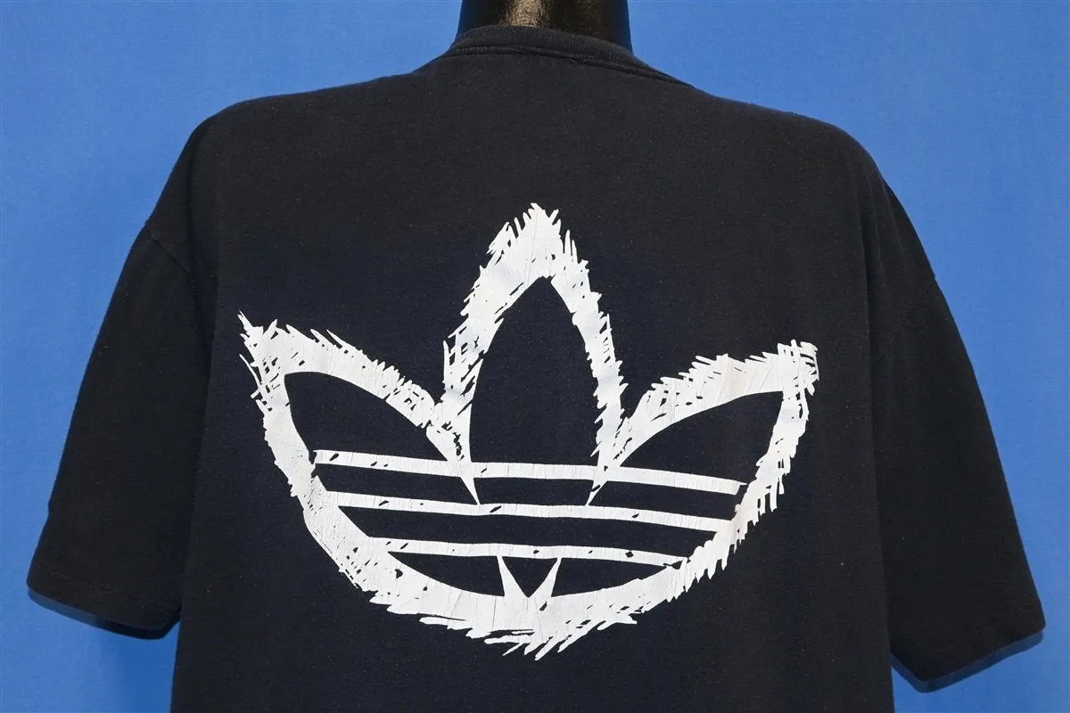 90s Adidas Trefoil Logo Basketball 2 Sided t-shirt Extra Large