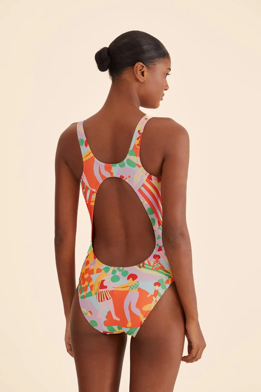 Adidas Farm Swimsuit Pearl Citrine