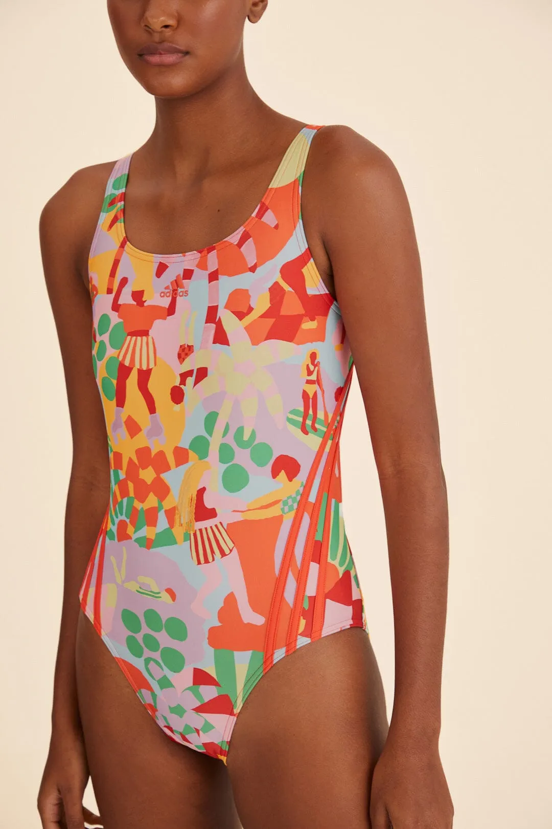 Adidas Farm Swimsuit Pearl Citrine