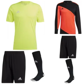 ADIDAS TABELA 23 SS KIT BUNDLE TEAM SOLAR YELLOW 2 WHITE