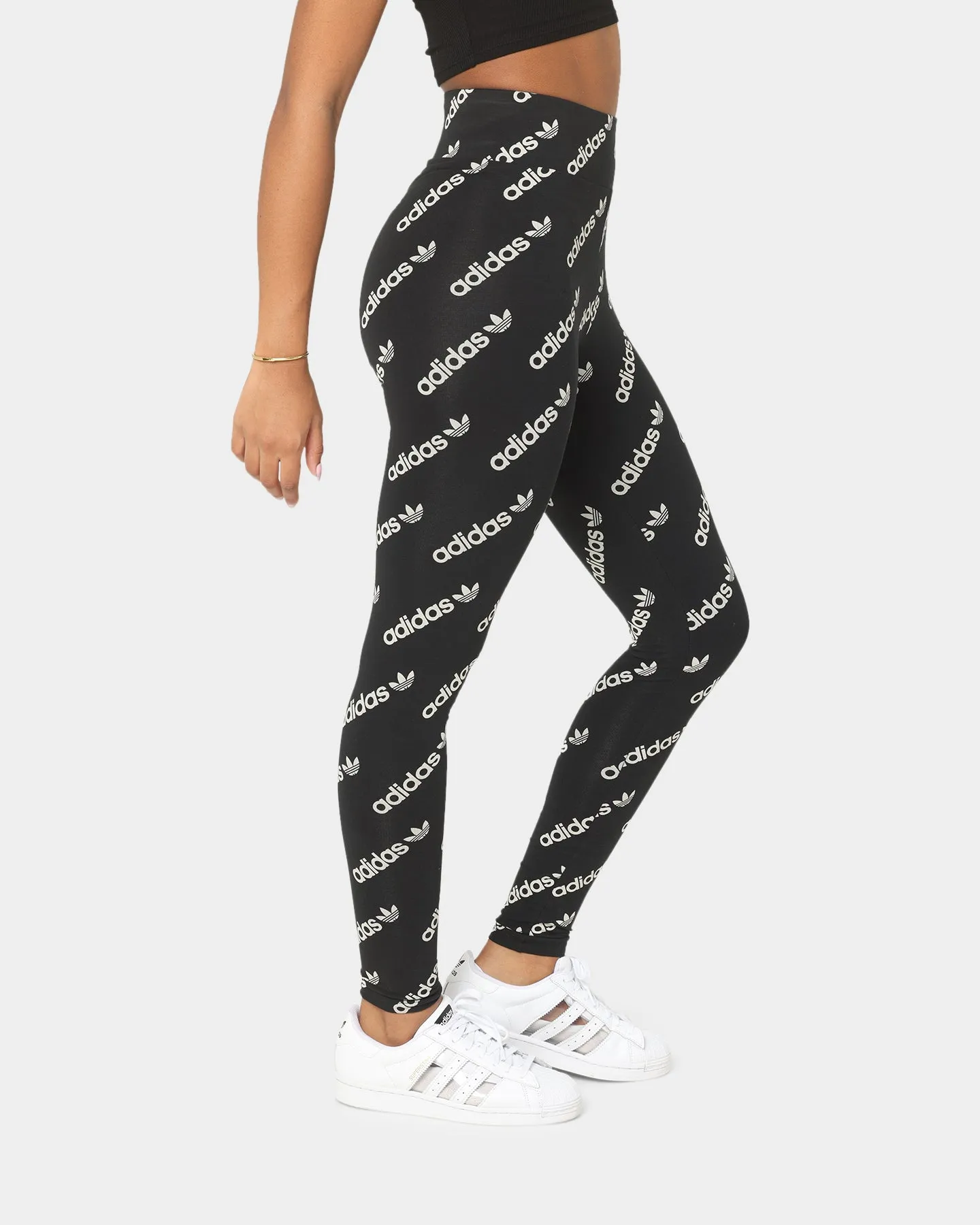Adidas Women's High Waisted Leggings Black