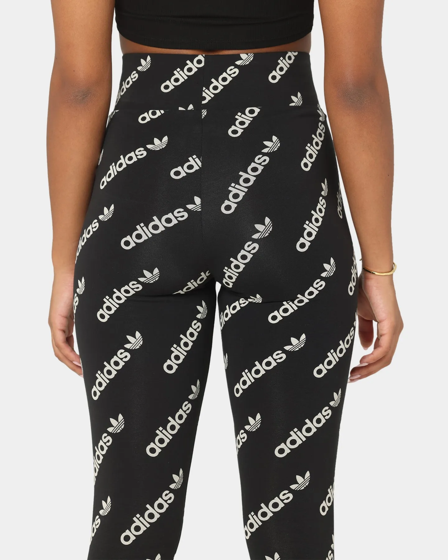 Adidas Women's High Waisted Leggings Black
