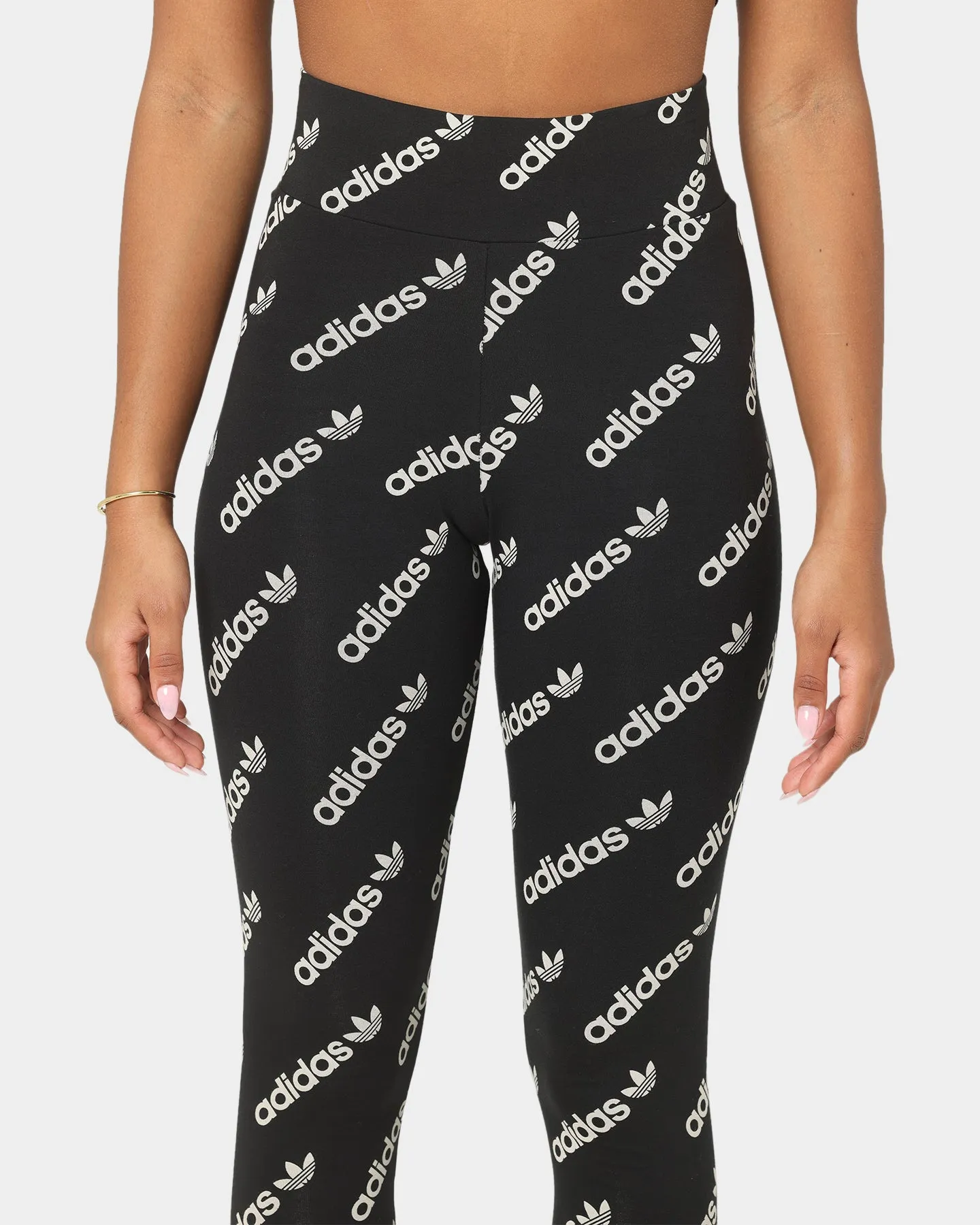 Adidas Women's High Waisted Leggings Black