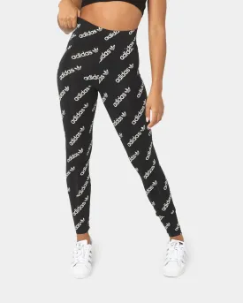 Adidas Women's High Waisted Leggings Black