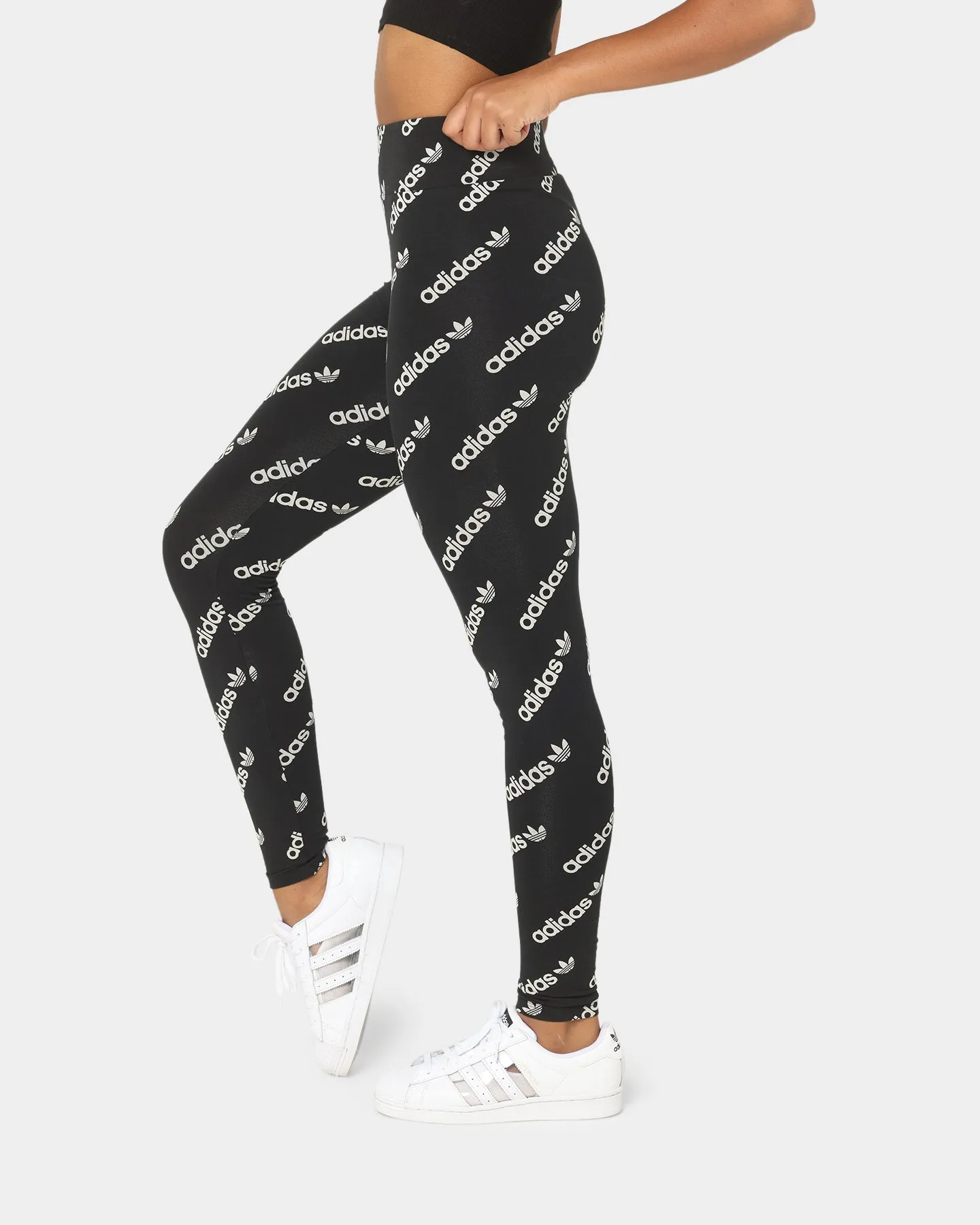 Adidas Women's High Waisted Leggings Black