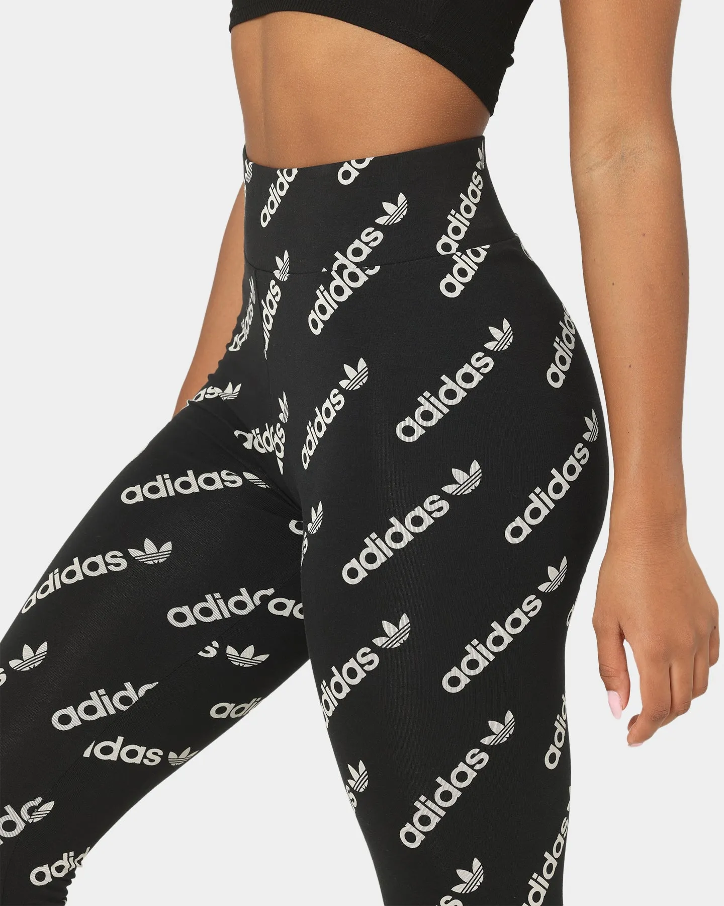 Adidas Women's High Waisted Leggings Black