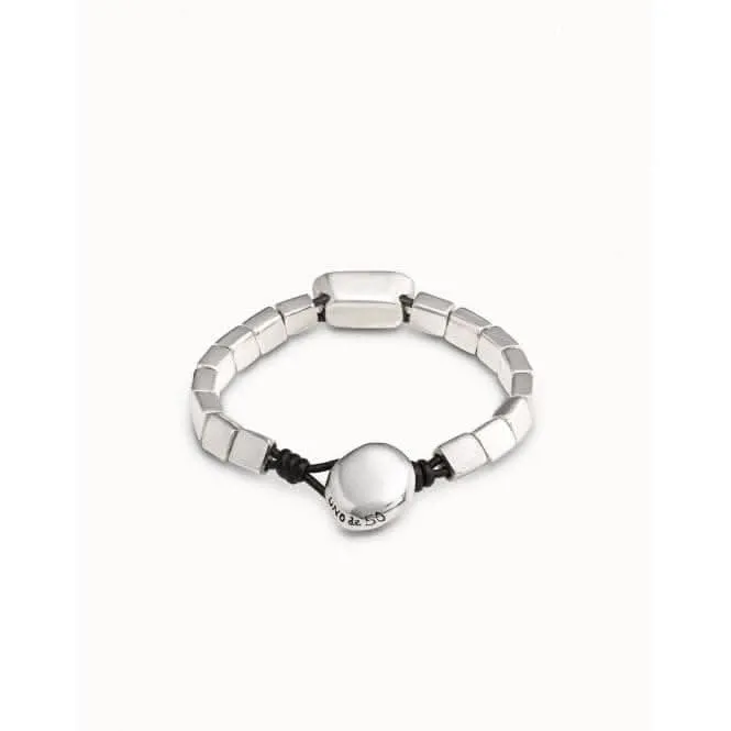 Anaconda Grey Metal Faceted Crystal Bracelet