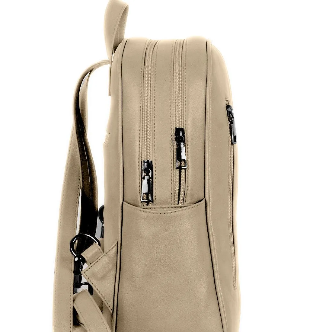 Beige Mixed Backpack Mixed Skins