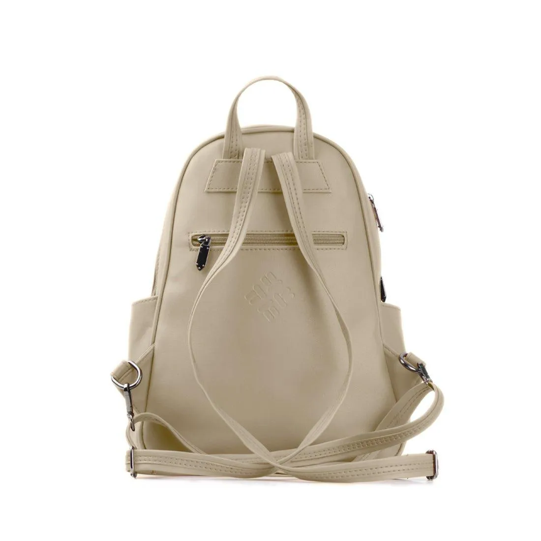 Beige Vivid Backpack Palestine flower