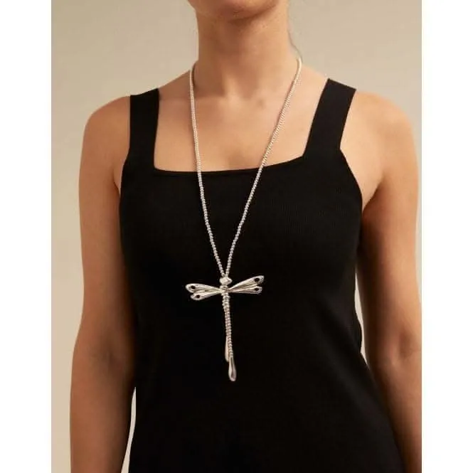 Betterfly Silver Metal Necklace