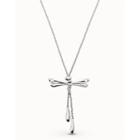 Betterfly Silver Metal Necklace