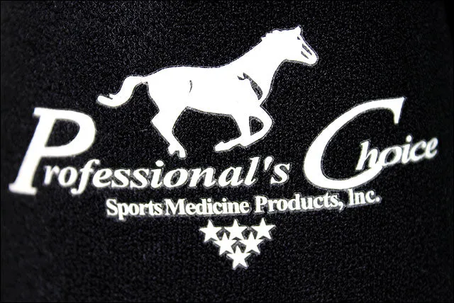 Black Medium Professional Choice Quick Wrap Hoof Soft Horse Bell Boot