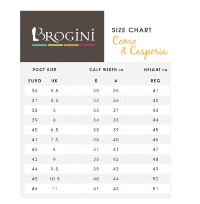 Brogini Casperia Long Leather Riding Boots (Brown)