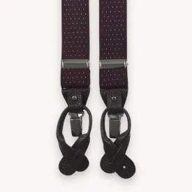Burgundy Exclusive Suspenders