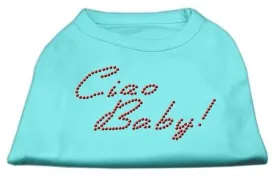 Ciao Baby Rhinestone Shirts Aqua XXXL(20)