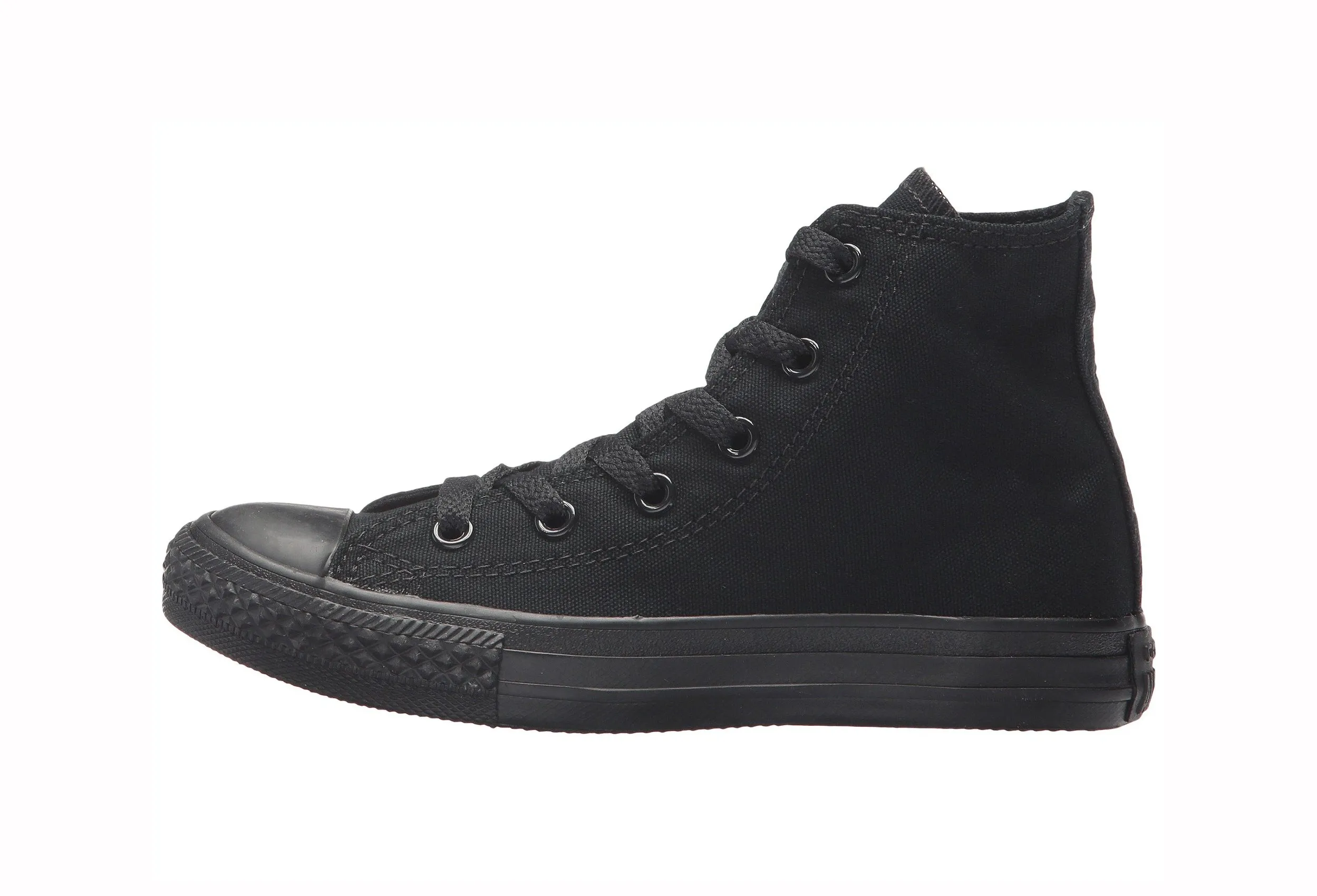 Converse All Star Little Kids Hi Top Black Monochrome Shoes