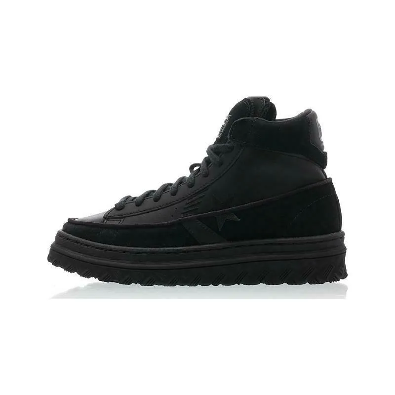 Converse Ice Pro Leather X2 169478C Unisex Black Leather High Top Shoes AMRS1199