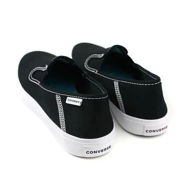 Converse Rio Slip 564328C Women's Black & White Textile Causal Shoes HS344