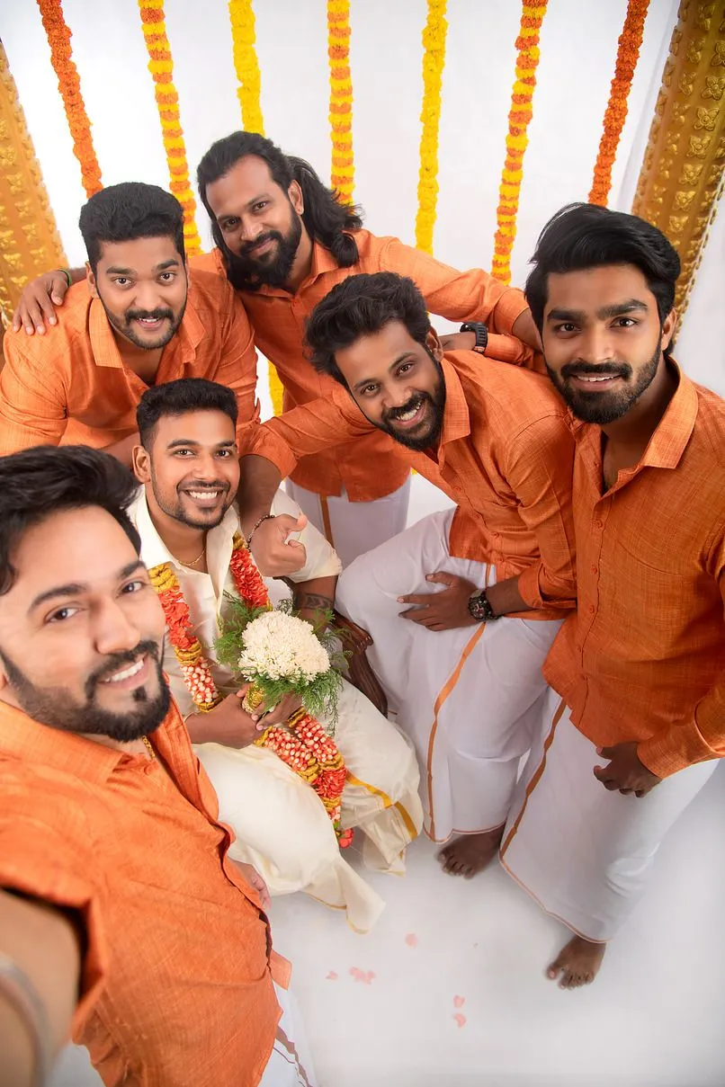 COPPER - Group Shirt and Matching Dhoti
