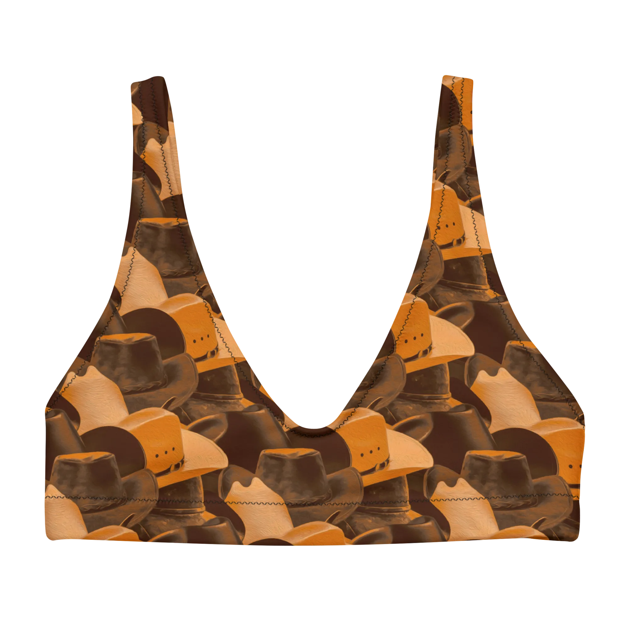 Cowgirl Headwear Bikini Top