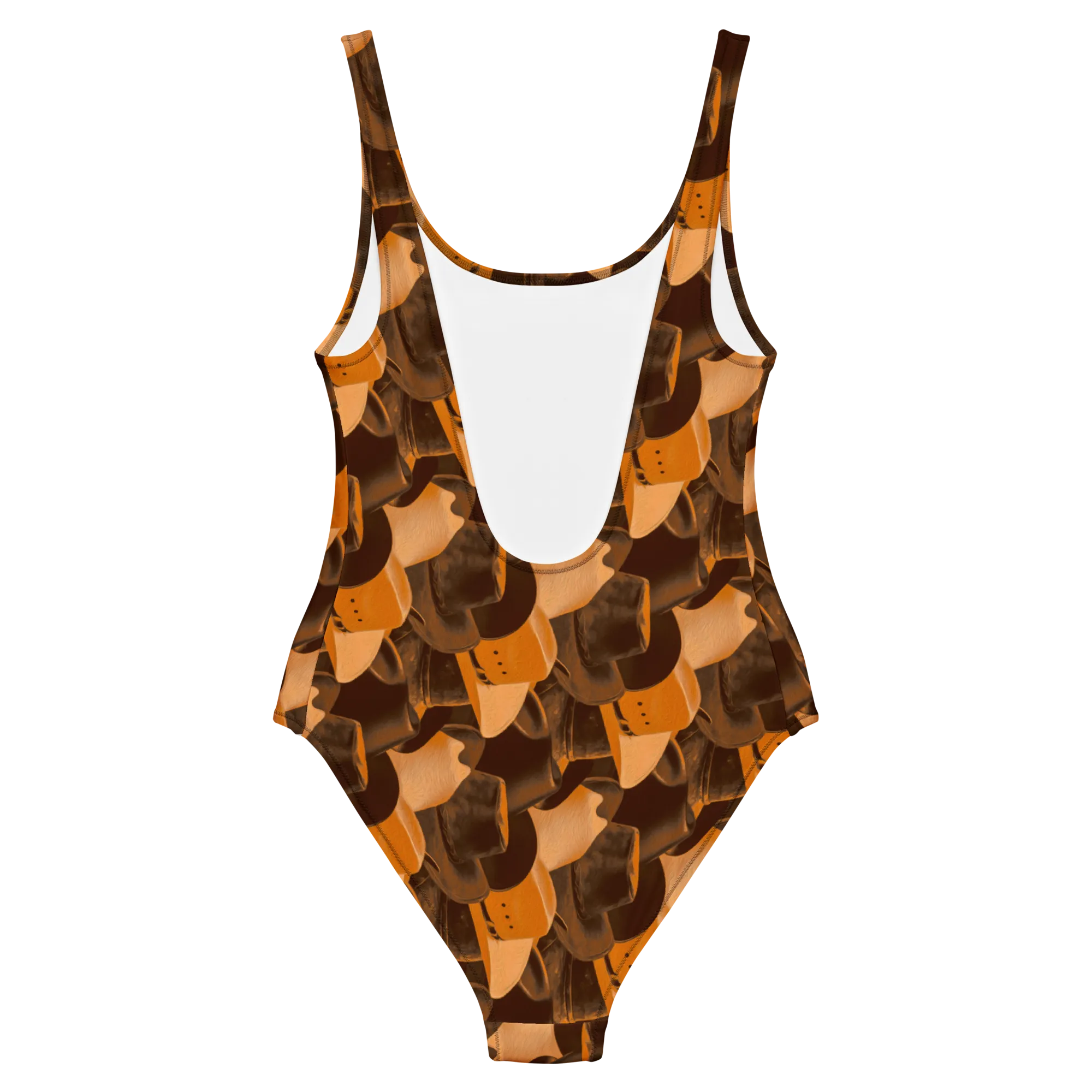 Cowgirl Headwear One-Piece Swimsuit