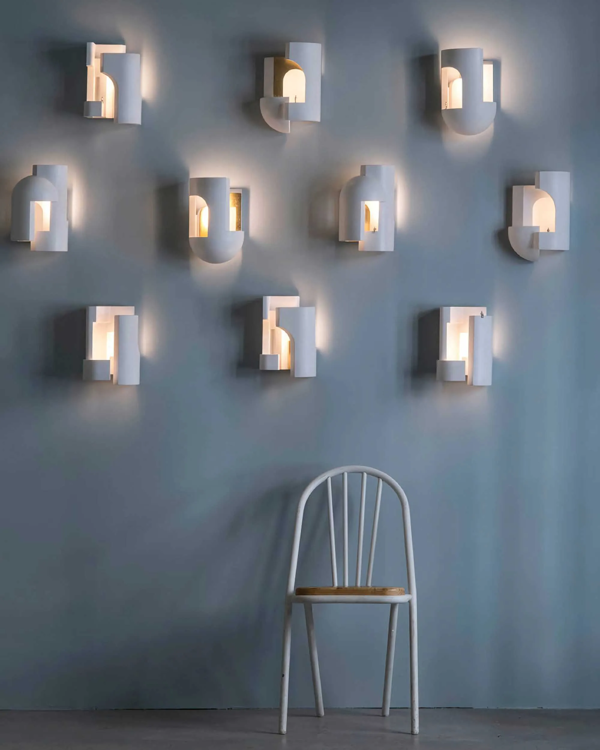 DCW editions Soul Story 2 Wall Lamp, White/Gold