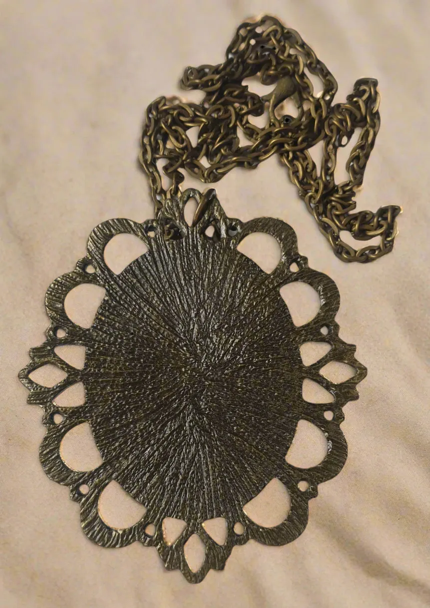 Forget Me Not Mermaid - Tattoo Art Necklace