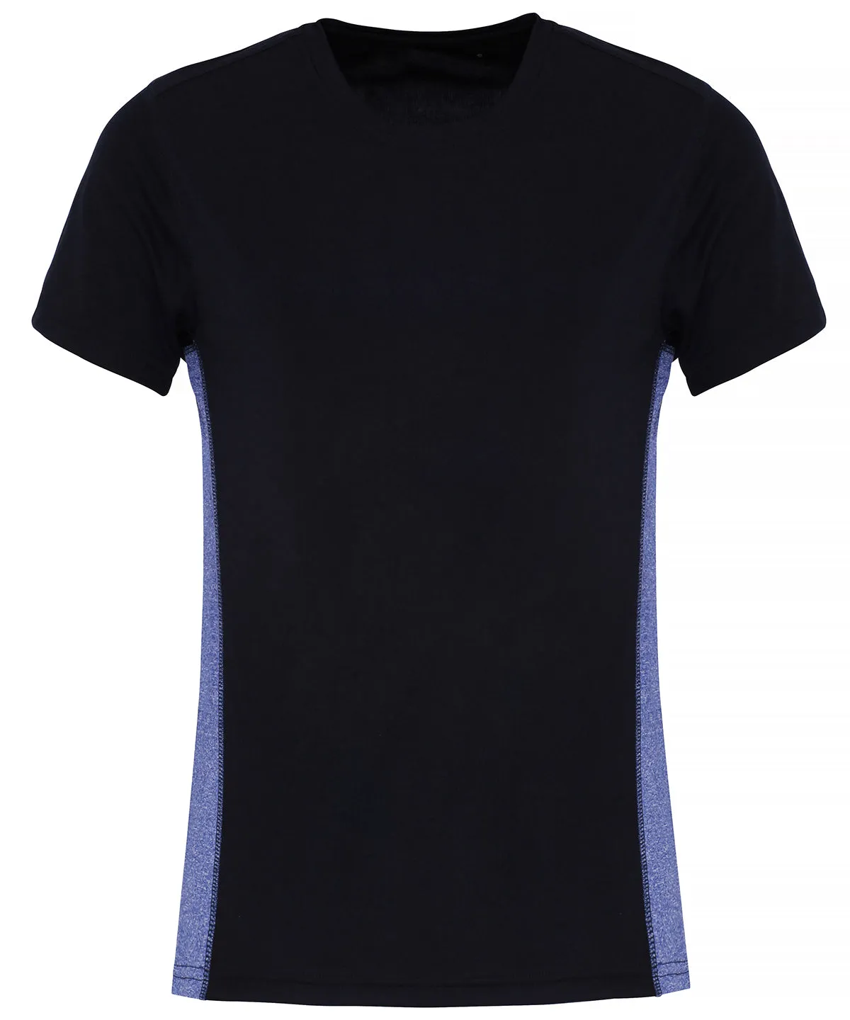 French Navy/Blue Melange - Women's TriDri® contrast panel performance t-shirt