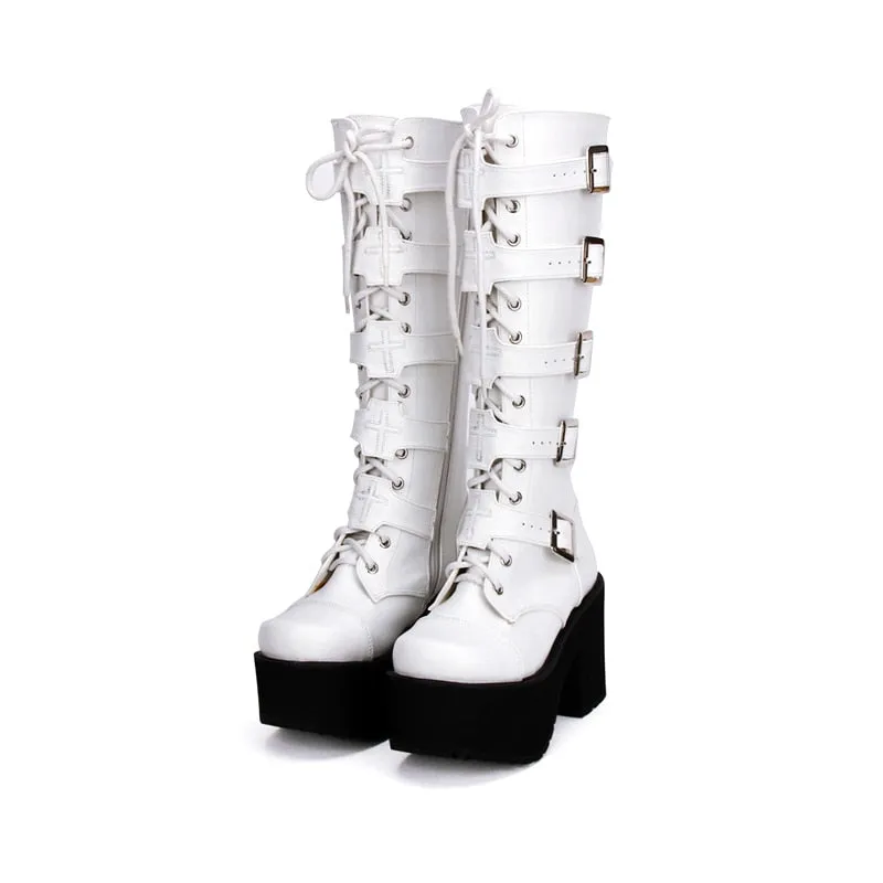 Funki Buys | Boots | Women's Japanese Harajuku Platform Boots