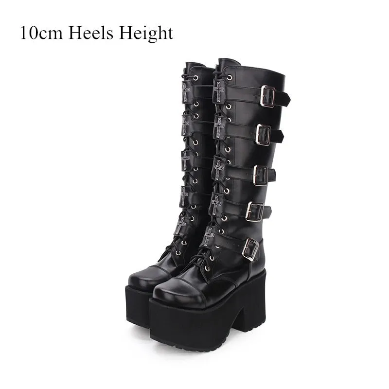 Funki Buys | Boots | Women's Japanese Harajuku Platform Boots