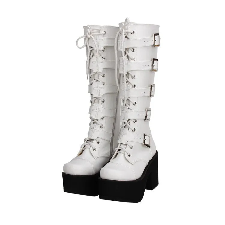 Funki Buys | Boots | Women's Japanese Harajuku Platform Boots