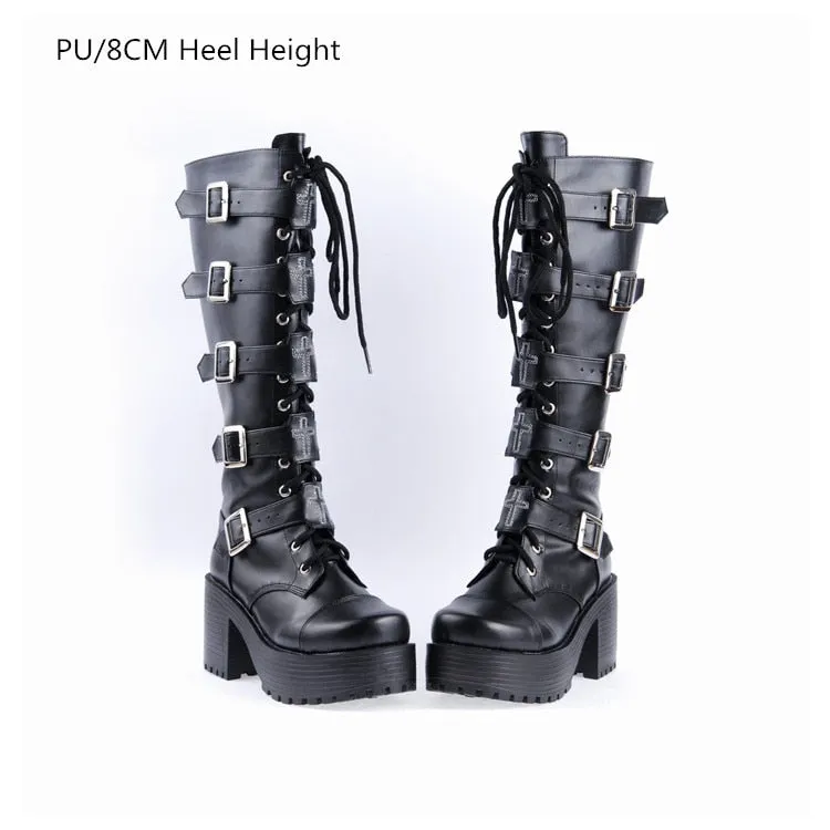 Funki Buys | Boots | Women's Japanese Harajuku Platform Boots