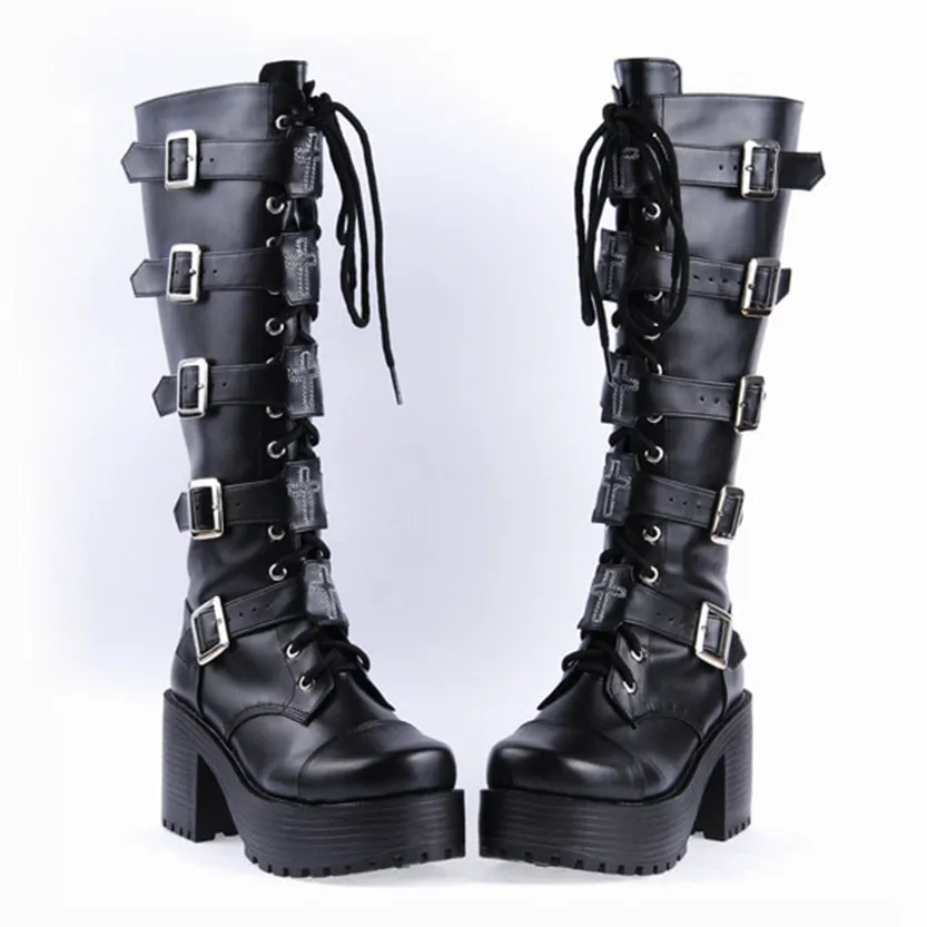 Funki Buys | Boots | Women's Japanese Harajuku Platform Boots