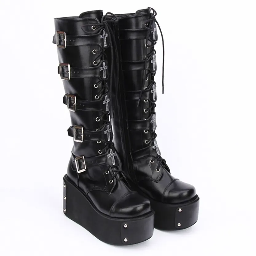 Funki Buys | Boots | Women's Japanese Harajuku Platform Boots