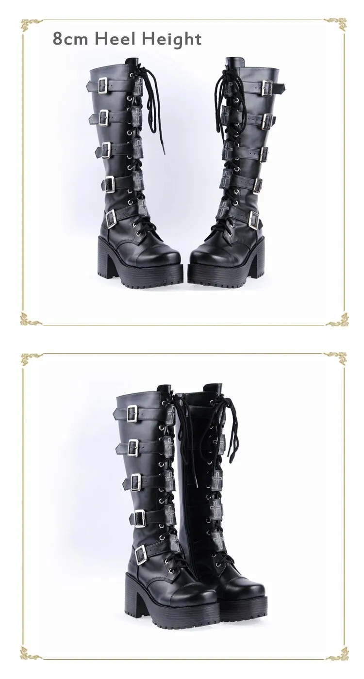 Funki Buys | Boots | Women's Japanese Harajuku Platform Boots