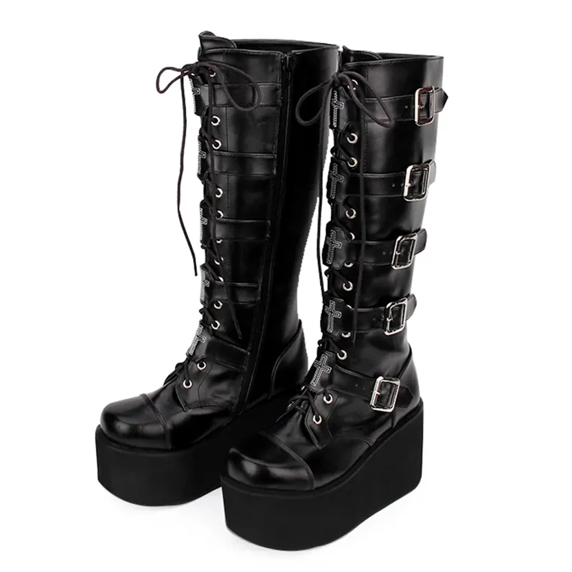 Funki Buys | Boots | Women's Japanese Harajuku Platform Boots