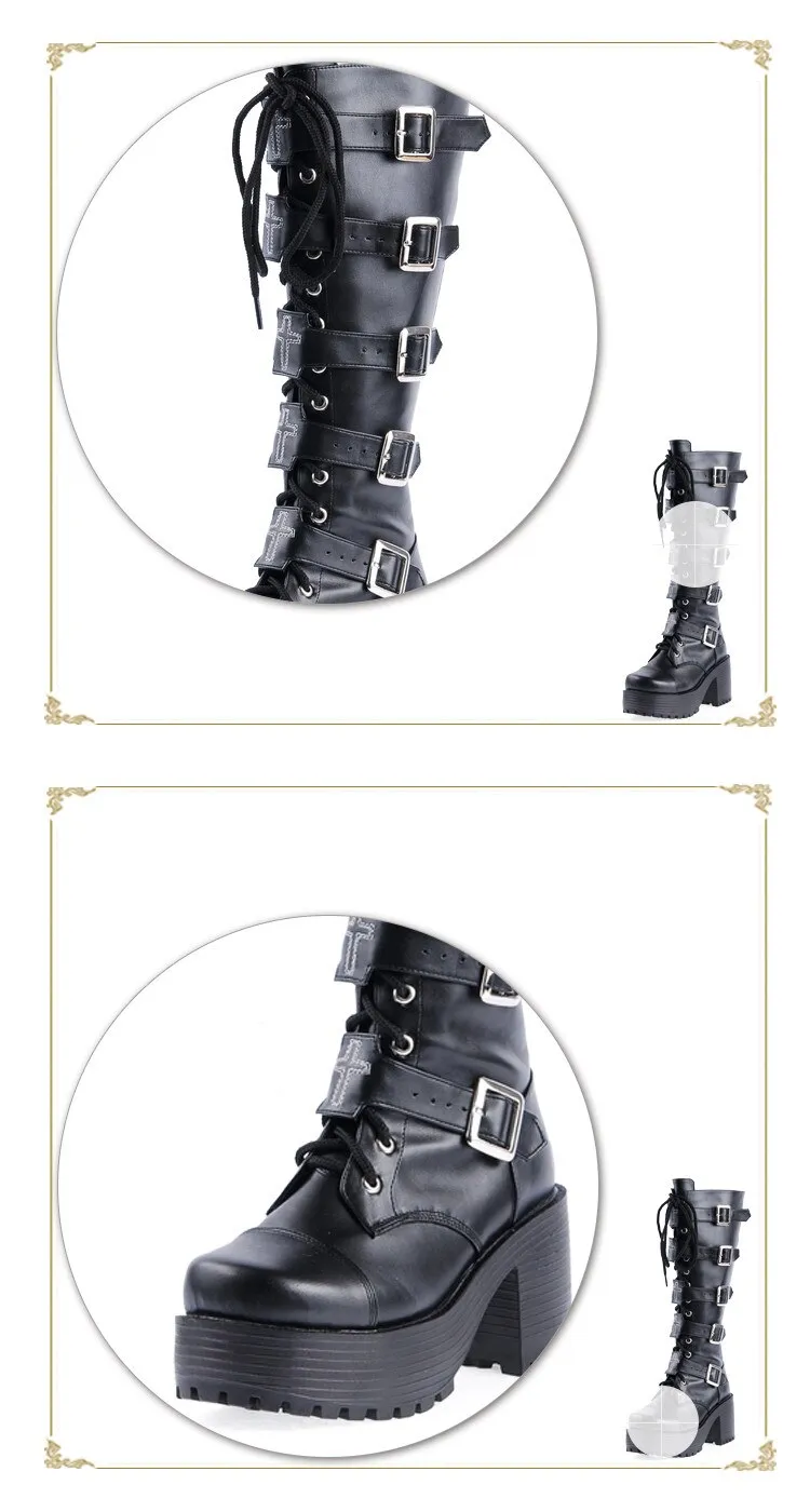 Funki Buys | Boots | Women's Japanese Harajuku Platform Boots
