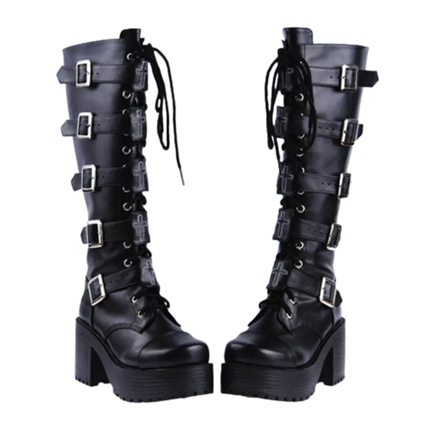 Funki Buys | Boots | Women's Japanese Harajuku Platform Boots