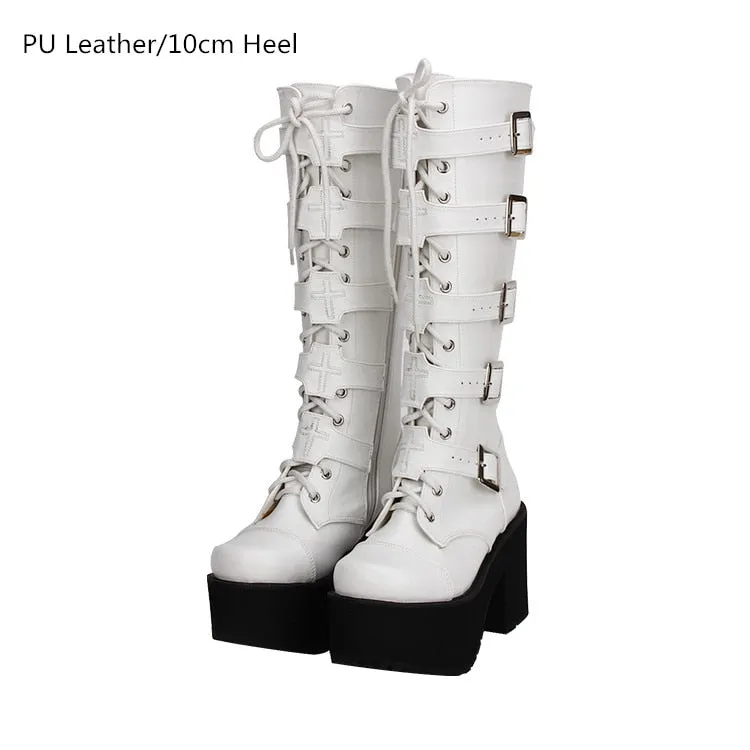 Funki Buys | Boots | Women's Japanese Harajuku Platform Boots