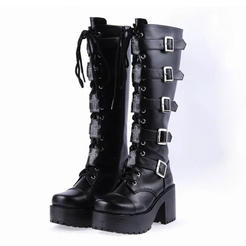 Funki Buys | Boots | Women's Japanese Harajuku Platform Boots