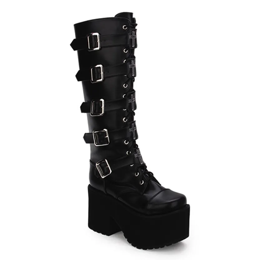 Funki Buys | Boots | Women's Japanese Harajuku Platform Boots