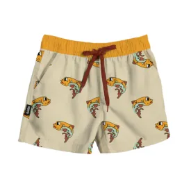 Gone Fishing Boardshort - Beach Sand by Headster Kids