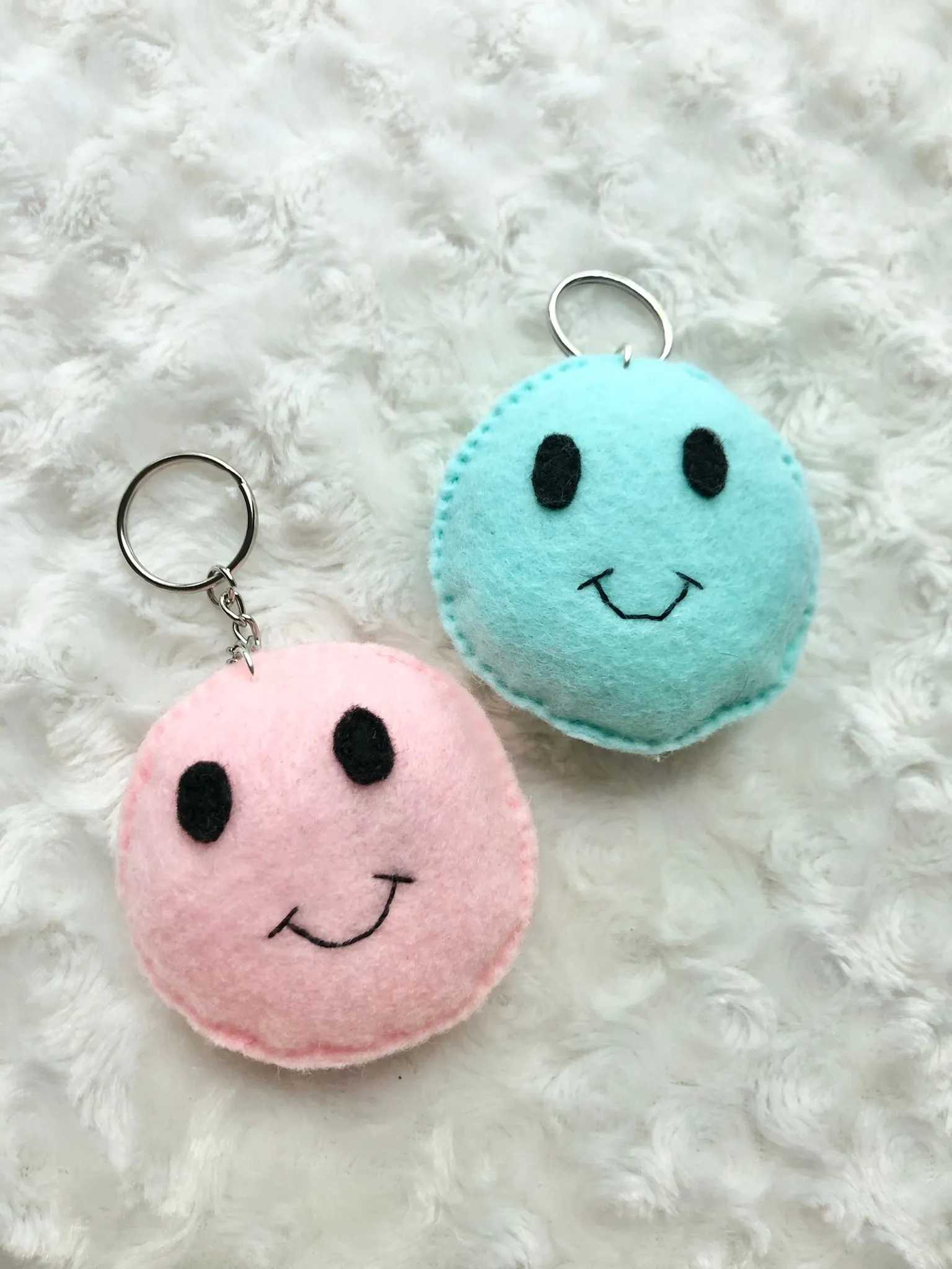Happy Face Keychains
