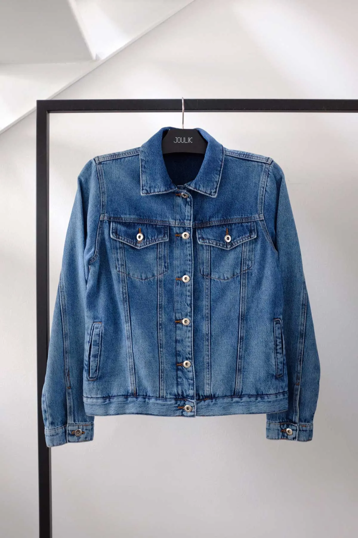 Jaqueta Jeans Basik - Azul