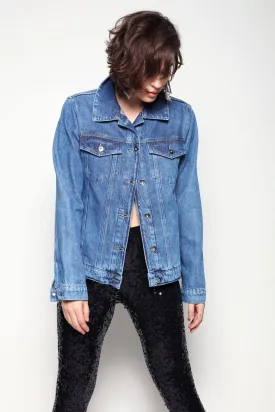Jaqueta Jeans Basik - Azul