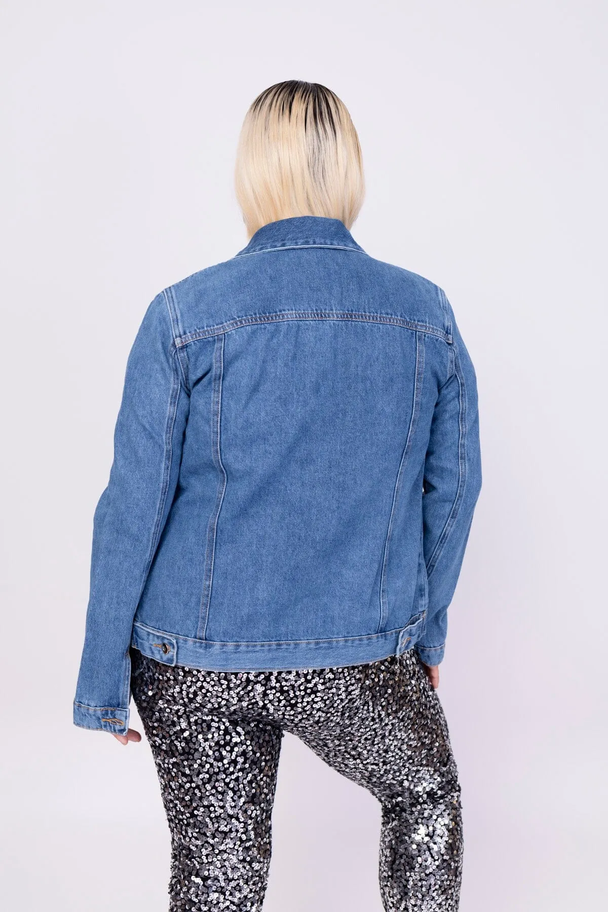 Jaqueta Jeans Basik - Azul