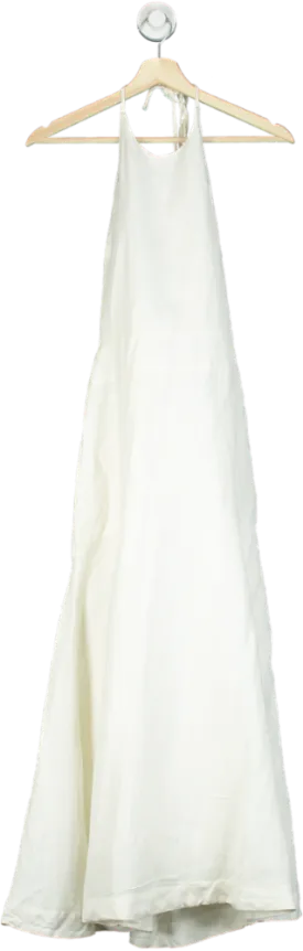 Karen Millen White Halter Neck Dress UK 8